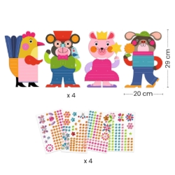 Djeco Sprankels - strasstickerset - van 3 tot 6 jaar