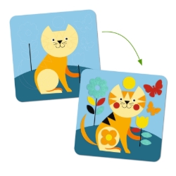Djeco Zachte dieren - vilten collageset - van 3 tot 6 jaar