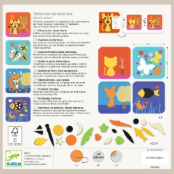 Djeco Zachte natuur - vilten collageset - van 3 tot 6 jaar