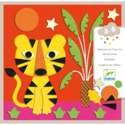 Djeco Zachte natuur - vilten collageset - van 3 tot 6 jaar