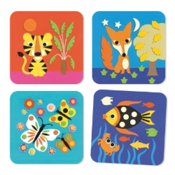 Djeco Zachte natuur - vilten collageset - van 3 tot 6 jaar