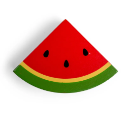 Bigjigs Watermeloen - Houten Speelfruit - Vanaf 3 jaar