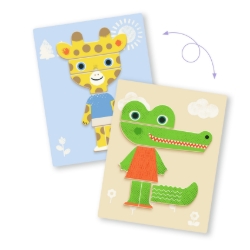 Djeco Inzebox Mix Animals – magnetisch dierenspel – vanaf 3 jaar