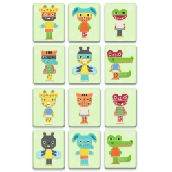 Djeco Inzebox Mix Animals – magnetisch dierenspel – vanaf 3 jaar