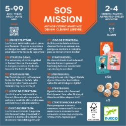 Djeco SOS Mission / Pets Rescue - kaart- en dobbelspel - van 5 tot 99 jaar
