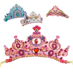 Djeco Als een prinses - tiara’s knutselset - vanaf 5 jaar