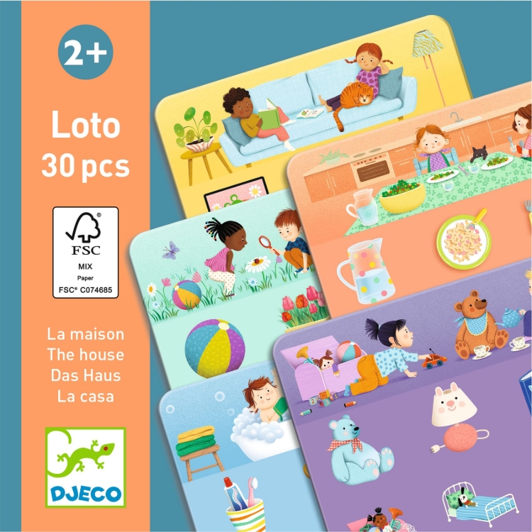 Djeco Het huis - lottospel - vanaf 2 jaar