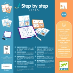 Djeco Step by Step 1, 2, 3 & Co - tekenset - vanaf 4 jaar