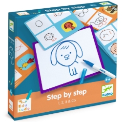 Djeco Step by Step 1, 2, 3 & Co - tekenset - vanaf 4 jaar