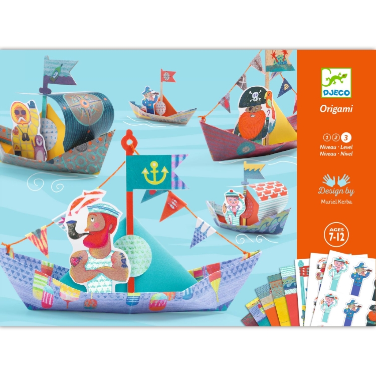 Djeco Drijvende bootjes - origamiset - van 7 tot 12 jaar