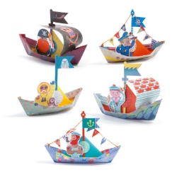 Djeco Drijvende bootjes - origamiset - van 7 tot 12 jaar