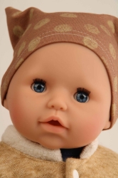 Schildkröt - Baby Amy Winter – Babypop met slaapogen en speen – vanaf 3 jaar
