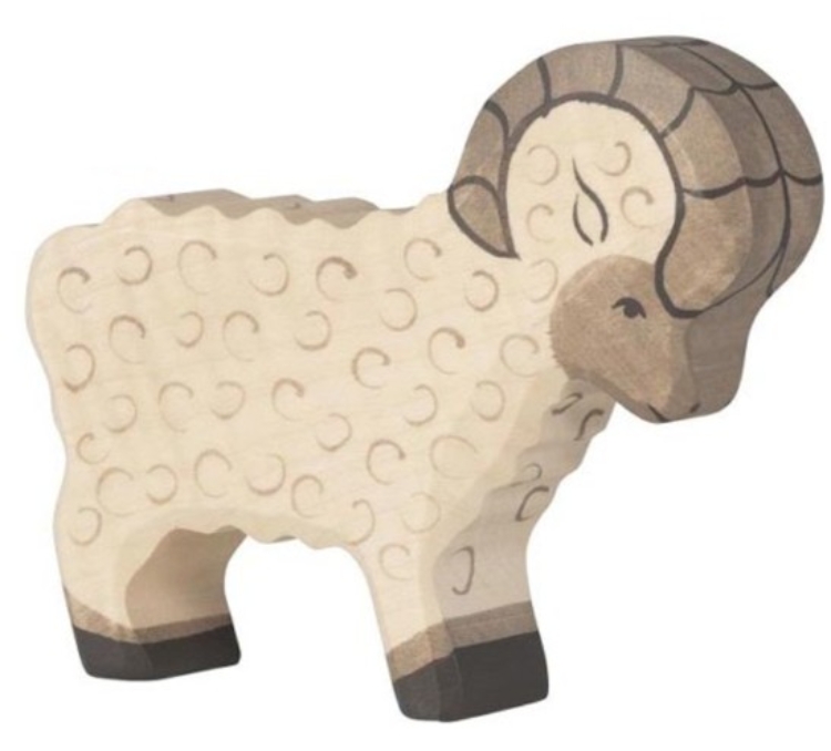 Holztiger Ram – Houten Speelfiguur – vanaf 3 jaar