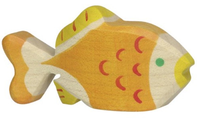 Holztiger Goudvis – Houten Speelfiguur – vanaf 3 jaar