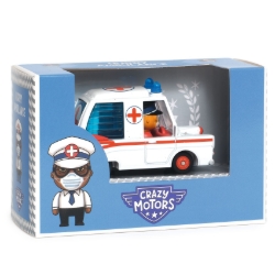 Djeco Hurry Ambulance - Crazy Motors speelauto - van 3 tot 9 jaar
