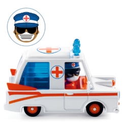 Djeco Hurry Ambulance - Crazy Motors speelauto - van 3 tot 9 jaar