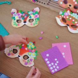 Djeco Bosdieren - maskers knutselset - vanaf 4 jaar