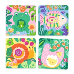 Djeco Kiekeboe! Babydieren uit de tuin - magische waterkleurset - vanaf 18 maanden