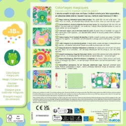 Djeco Kiekeboe! Babydieren uit de tuin - magische waterkleurset - vanaf 18 maanden