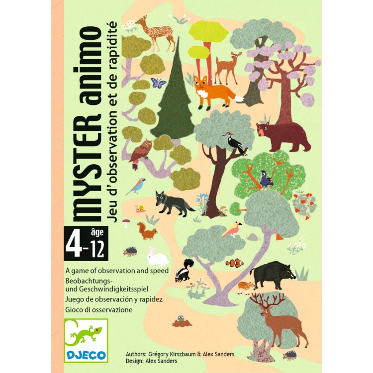 Djeco Myster Animo - observatiekaartspel - van 4 tot 12 jaar
