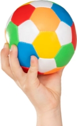 Angel Toys Softbal 10 cm – Zachte Speelgoedbal Multikleur – Vanaf 0 mnd