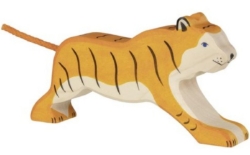 Holztiger Tijger rennend – Houten Speelfiguur – vanaf 3 jaar