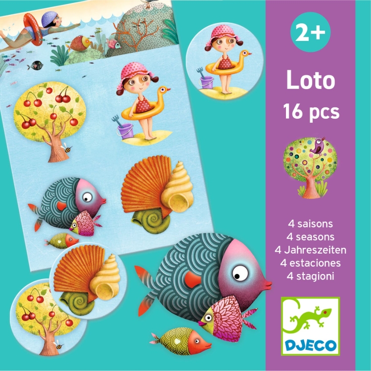 Djeco 4 seizoenen - lottospel - vanaf 2 jaar