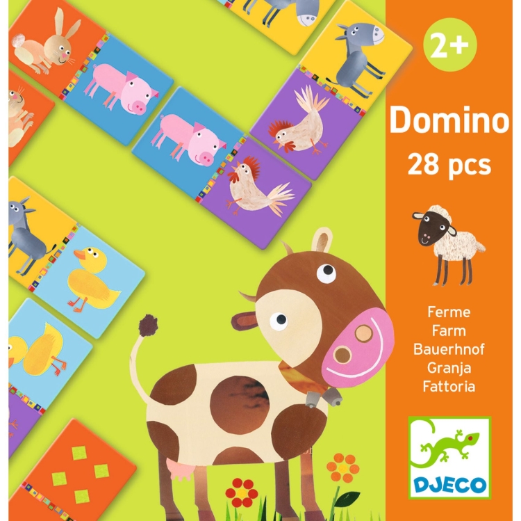 Djeco Boerderij - dominospel - vanaf 3 jaar