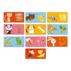Djeco Aan Tafel! - duopuzzel 20 stukjes - vanaf 2 jaar