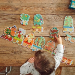 Djeco Ik tel - telpuzzel 20 stukjes - vanaf 3 jaar