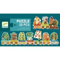 Djeco Ik tel - telpuzzel 20 stukjes - vanaf 3 jaar