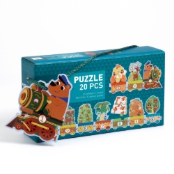 Djeco Ik tel - telpuzzel 20 stukjes - vanaf 3 jaar