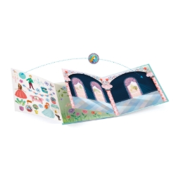 Djeco Leven in het kasteel - herbruikbare stickerset - van 4 tot 7 jaar