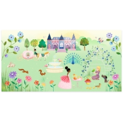 Djeco Leven in het kasteel - herbruikbare stickerset - van 4 tot 7 jaar