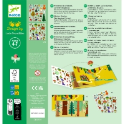 Djeco Het magische bos - herbruikbare stickerset - van 4 tot 7 jaar