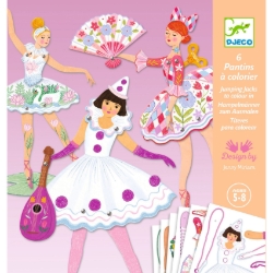 Djeco Tutu’s - knutselset beweegbare poppen - van 5 tot 8 jaar