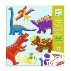 Djeco Dino’s - knutselset beweegbare figuren - van 5 tot 8 jaar
