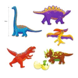 Djeco Dino’s - knutselset beweegbare figuren - van 5 tot 8 jaar
