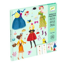 Djeco Mode in het groot - aankleedstickerset - van 5 tot 8 jaar