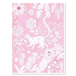 Djeco Wilde dieren - Colouring Gallery - kleurposterset - van 8 tot 99 jaar